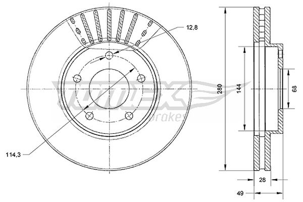 TOMEX Brakes TX 71-00...